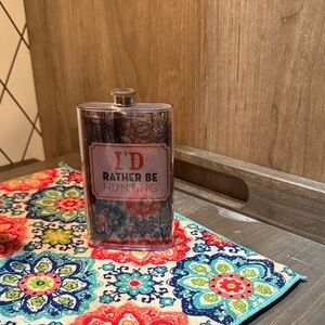 I'd Rather Be Hunting Flask